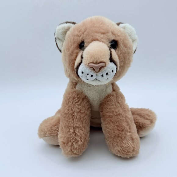 The Petting Zoo Plush Lion Cub Toy Stuffed Animal Zoo Baby Realistic - Picture 1 of 8